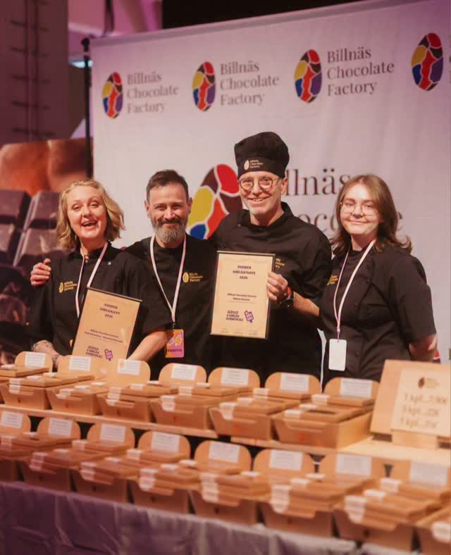 Proud of my team! Hard work pays off. We grabbed 2 top prices at this year's Helsinki Chocolate and Ice creams Festival
