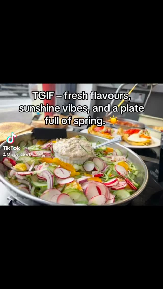 Celebrate Friday with fresh, comforting flavours.
Today’s specials:
🐟 Oven baked salmon
🍝 Chicken pasta
Plus our mix & match spring salads:
🥭 Mango salad
🍎 Apple coleslaw
🌱 Radish spring salad
Fresh, colourful and perfect for a TGIF lunch. Come and build your plate. 🌸🍽️