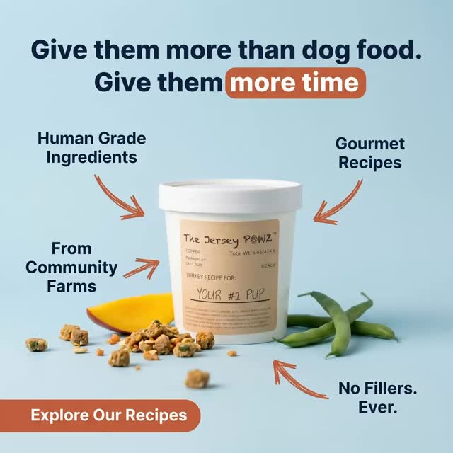 New container sizes available for grab and go toppers. We use quality ingredients to improve the quality of mealtime and their lives. #extendtheirstay #feedthemfresh #madeinnewjersey #gourmetdogfood
