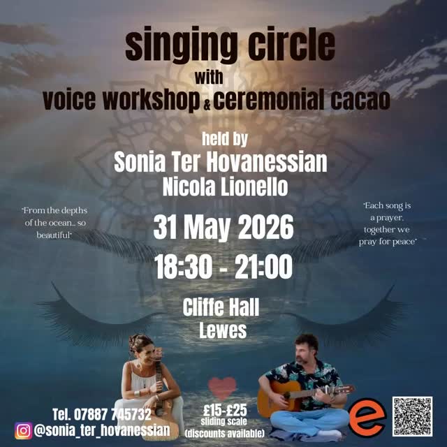 Next Singing Circle is May 31st.
So grateful to all those who came to the last one. Each gathering is special but this one really touched my heart.
Grateful to the phenomenal cacao of @pedradosabia which elevated us to new heights. To all those present who sang from their hearts exploring and soaring!
Details and tickets on Eventbrite. Link in bio.
More to come on other events and gatherings in the coming months.
Be well. Be kind. Be grateful.
#love #music #voice #cacao #heart