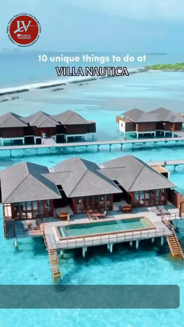 LUXURY VACATIONS brings to you exclusive deals on International and Domestic Hotels and Flights and other Cruise packages and Vacations , with amazing prices and Offers : Find out more on https://www.luxuryvacations.co.in/maldives
#VillaNautica #VillaNauticaMaldives
#MaldivesLuxury #VisitMaldives
#maldivesresorts