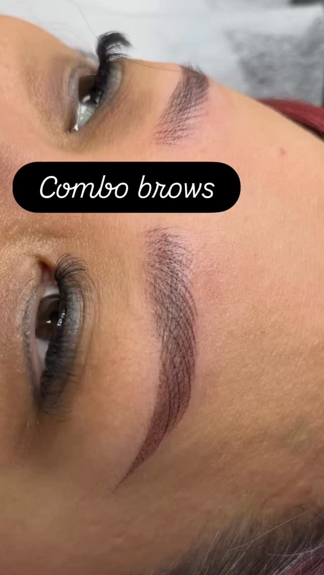 Combo brows #cosmetictattotraining #pmuschool #training #oregongoals #ombrepowderbrows pmuartist practice ombrebrow pmuworld permablend perminentbrows browsoftiktok microbladingbrows microbladedbrows hairstroke nanobrows perminentmakeup browdaddy oregonbrows