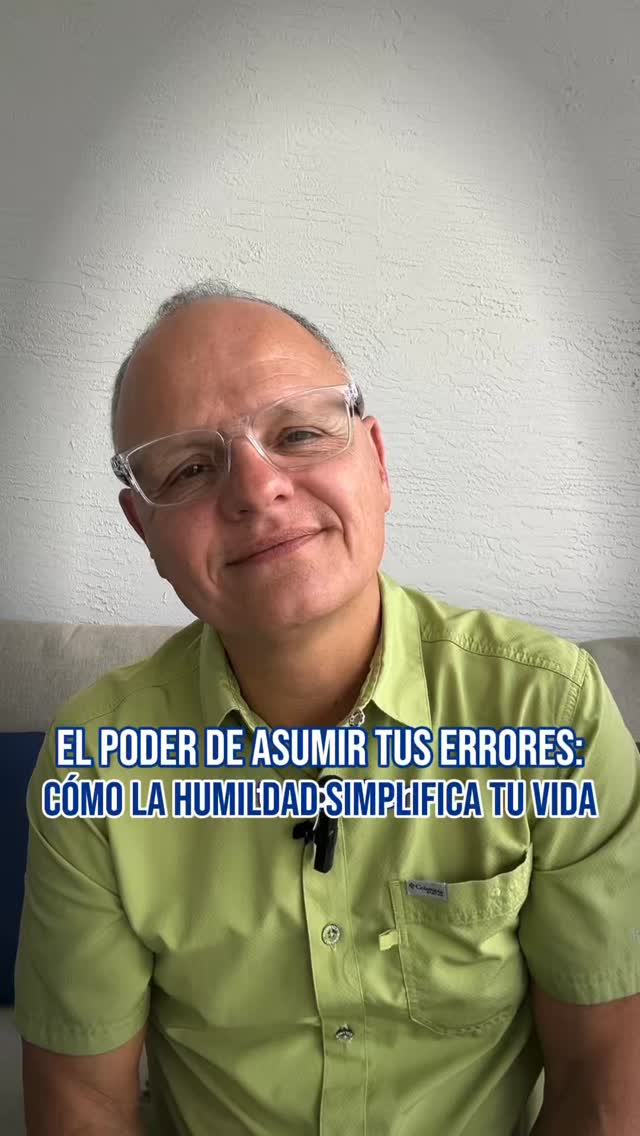 La verdadera libertad llega cuando sueltas la armadura, asumes tu responsabilidad y eliges la humildad sobre el conflicto.
¡No te la compliques más, trabaja en ti y vive ligero!
#HumbertoPuña #NoTeCompliques #TrabajaEnTi #PazMental #RelacionesSanas Aprendizaje