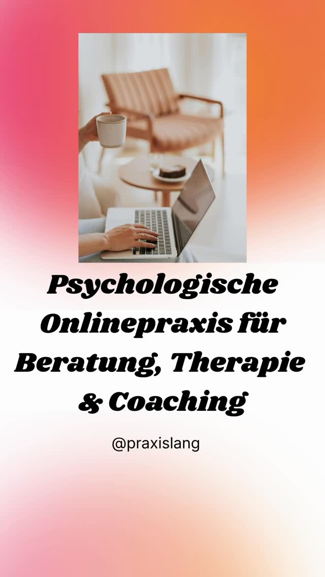 🧡 Psychologische Onlinepraxis für Beratung, Therapie & Coaching
Mehr Klarheit, Selbstvertrauen und innere Stärke - individuell auf Dich abgestimmt.🌿
✨ Themen: Selbstwert, Ängste, Stress, Trennung, Beziehung, Familie, Grenzen setzen, Overthinking u.v.m.
💻 Flexibel, diskret & bequem von wo es für Dich passt.
👉 Buche Dein Erstgespräch- Link in Bio.
#onlineberatung #onlinepraxispsychologie