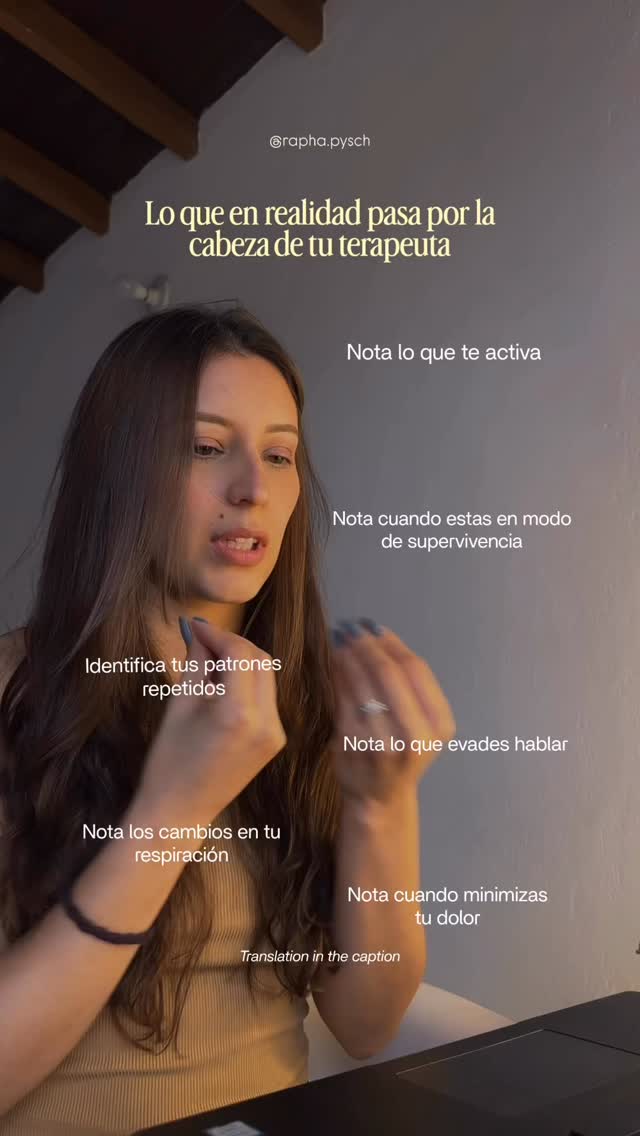 What actually goes through your therapist’s mind 👇🏼
→ Notice what triggers you
→ Notice when you’re in survival mode
→ Identify your recurring patterns
→ Notice what you avoid talking about
→ Notice changes in your breathing
→ Notice when you minimise your pain
#christiantherapy #terapiacristiana #mentalhealth #saludmental #truecare