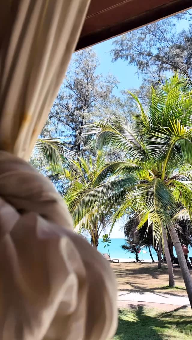 Sea breeze slipping through, carrying the kind of calm you can’t rush🌴✨