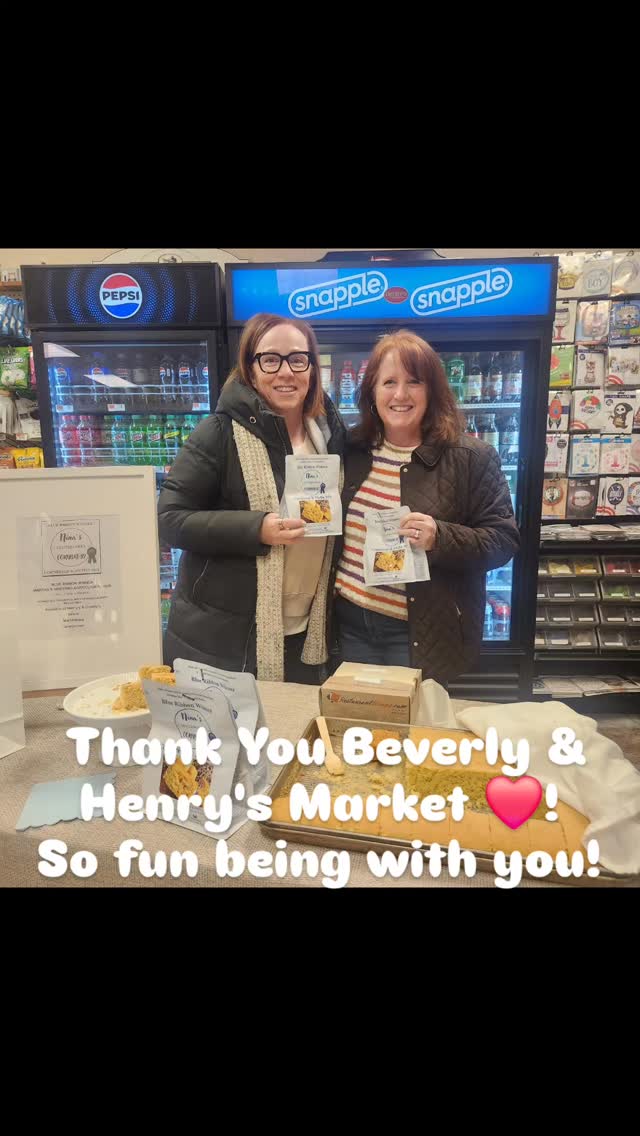 Thank you Henry's Market and thank you to the people of Beverly for being so welcoming! We sold out, but more on the shelves soon! ❤️ #northshoreeats #beverlyma #beverlyfarms #glutenfree #northshorema