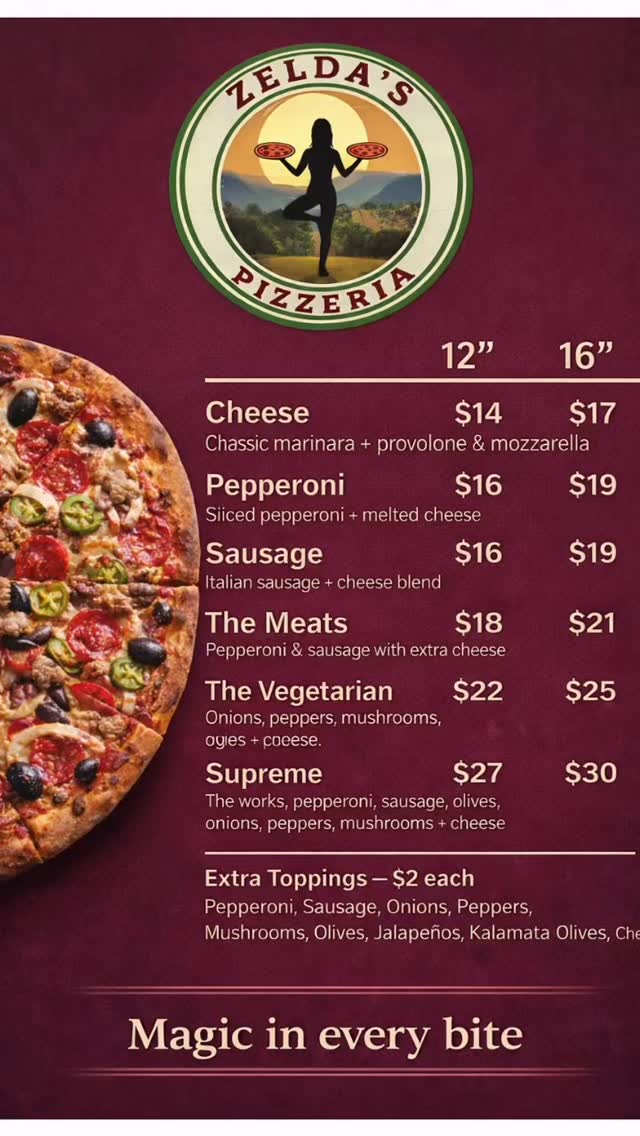 🔥 THIS FRIDAY @ ZELDA’S 🔥
Karaoke. Cold drinks. Hot pies. Questionable singing decisions.
We’re serving up legit New Zealand meat pies:
🥧 Steak & Cheese
🥧 Mince (ground beef) & Cheese
Golden, flaky, and dangerously addictive — perfect fuel before you butcher your favorite song on the mic 🎤
🍕 Full pizza menu rolling all night
🍻 Drinks flowing
🎶 Karaoke kicking off Friday night
Come hungry. Leave loud.
#ZeldasPizzeria #KaraokeNight #MeatPieMadness #FridayVibes #SingForYourSlice