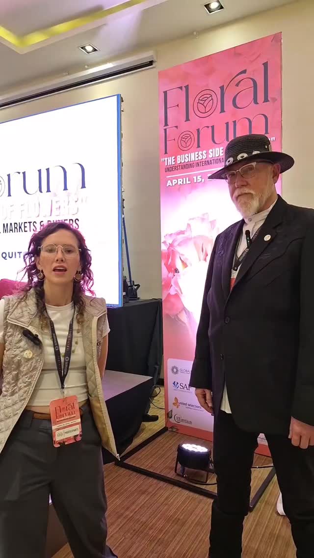 We share with our community a short interview to Joe Don Zetzsche, industry consultant, at the FLORAL FORUM