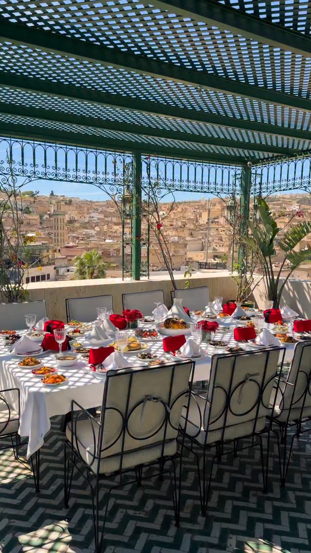 Celebrate the weekend the way it deserves, with an elegant lunch overlooking the timeless beauty of the medina.
Gather your family, friends, or loved ones and indulge in an unforgettable Moroccan gastronomic experience on the iconic rooftops of Dar Tazi, where every detail, every flavor, and every view is simply exceptional.
Reserve your table and let us elevate your weekend.
Call us +212 661 64 39 96 or book directly through our website
www.palais-de-fes.com
🎥: @tunisianbedouin
#moroccanfood #morocco #moroccantagine #palaisdefes
