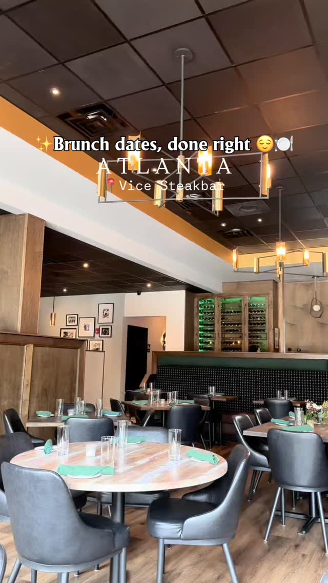 #Repost @atlfoodgoals
✨ 3 beautiful brunch spots in & around Atlanta you need on your list ✨
⭐️If brunch is your thing, these spots are serving up not just amazing food but full on experiences 😍👇🏽
🥩 @vice.steakbar — an elevated steakhouse that secretly has one of the BEST brunches around. Think steak & eggs, wings & waffles, and all the indulgent brunch classics done right.
✨ Whether you’re planning a date, celebrating something special, or just want to switch up your weekend routine—these are all worth the visit.
📍 Atlanta + Milton
🍳 Weekend brunch vibes only
#AtlantaBrunch #BrunchInATL #ATLFoodGoals #AtlantaEats AtlantaFoodie