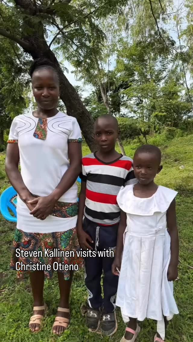 Christine Otieno from Seme, Kenya, is pictured here with her two youngest children.
Christine owns her own clothing business and serves as the treasurer for her congregation.
Photo and Interview by Steven Kallinen