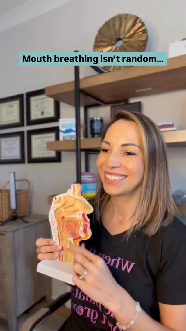 Mouth breathing isn’t random—it’s your body adapting.
When the tongue isn’t where it should be, or can’t move the way it needs to, everything else starts to compensate. Posture shifts, breathing changes, sleep and energy suffer.
But this is exactly what myofunctional therapy is designed to uncover. We look at the patterns, the function, and the “why” behind what your body is doing and work to improve your airway function together.
Once you understand what’s driving it… you can actually start to change it. Comment MYO and we’ll help you figure out what your body might be working around 🤍
#myofunctionaltherapy #airwayhealth #mouthbreathing #breathebetter #tonguetie