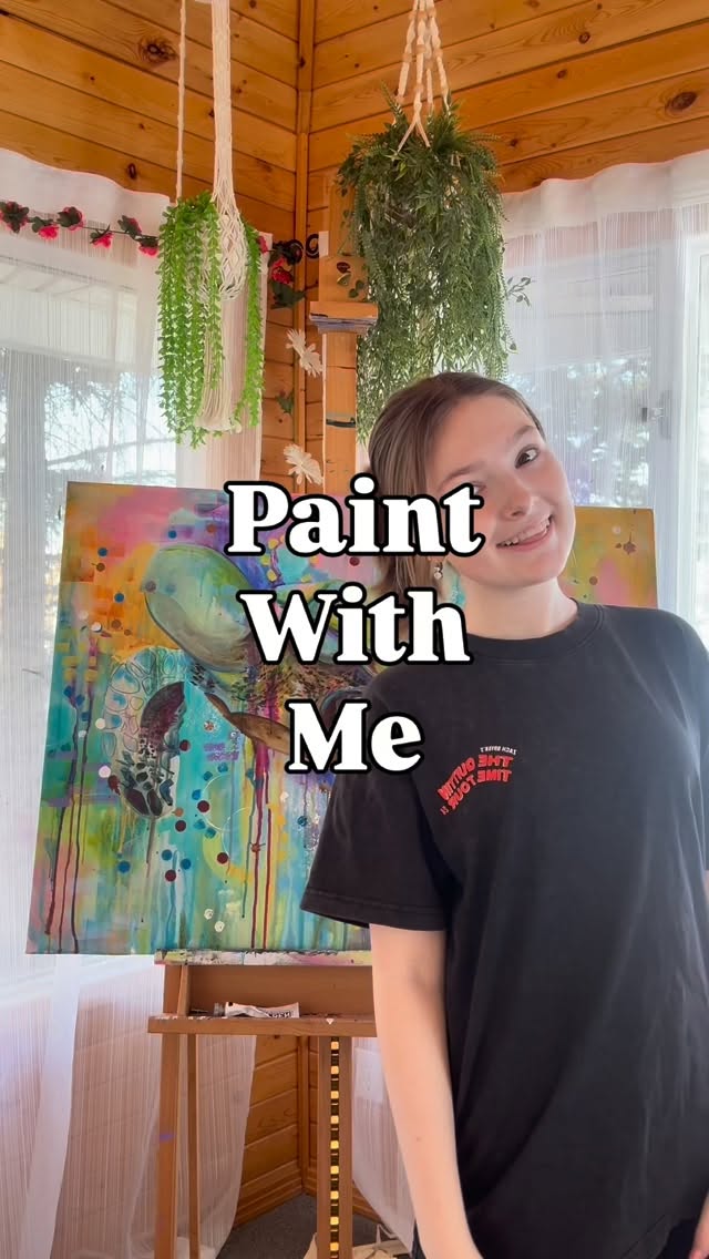 Paint with me!!✨🐢
I think this painting is finished! Unless for some reason I decide it’s not💞😂
So excited to take this one to @artvancouver 🫶
Check out my website✨👉 NatalieCarmella.com (link in bio)
-
#wildlifeart #seaturtle #seaturtlepainting #abstractpainting #canadianartist