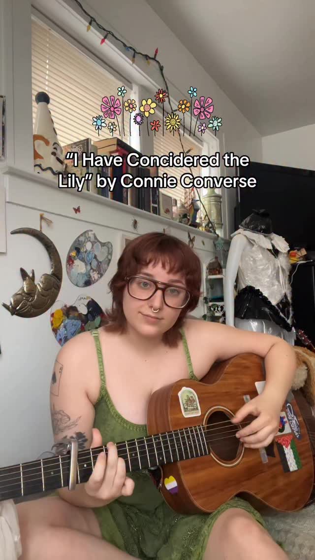 i 🫶 Connie Converse and lilies 🌸🪷