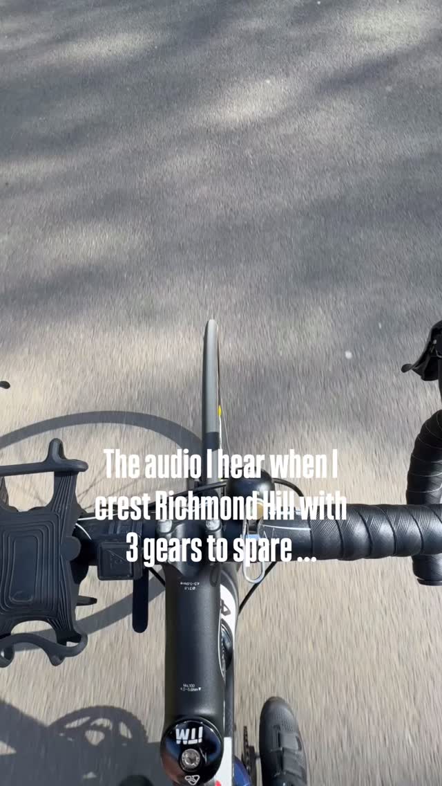 Just me and my inner monologue out for a bike ride. 51, midlife and built for comfort.