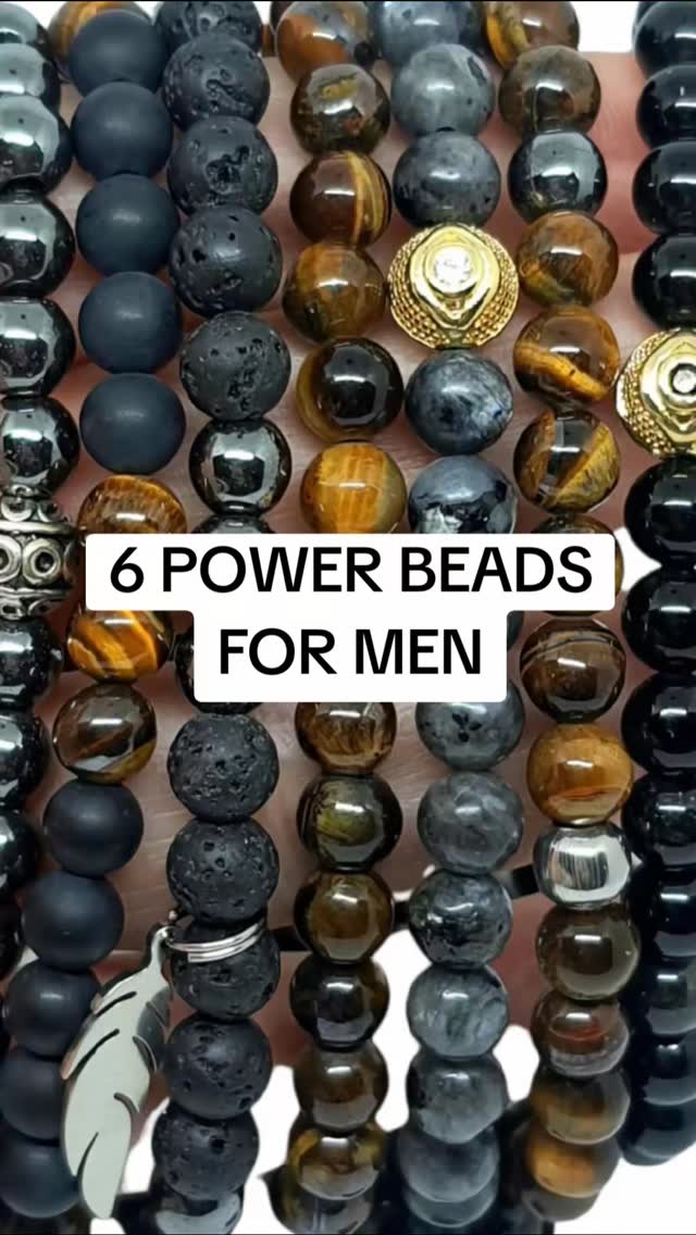 Power Beads are beads made from stones, crystals, or wood that are worn for spiritual, symbolic, or energetic purposes. Many people use power beads for:
⚖️ Energy balance - to align or stabilize your body’s energy
🧿 Protection - to ward off negative energy
🧘 Healing - associated with emotional or physical well-being
👁 Focus & intention - used during meditation or mindfulness
💫 The following are some recommendations for men who would like some energy support:
🖤 Hematite (focus & grounding)
🤎 Tiger’s Eye (confidence & success)
🖤 Obsidian (protection & revitalisation)
🩶 Labradorite (transformation & clarity)
🖤 Lava Stone (strength & calm)
🖤 Onyx (stamina & control)
#powerbeads #crystals #newagespirituality #crystalsformen #crystaltok🔮