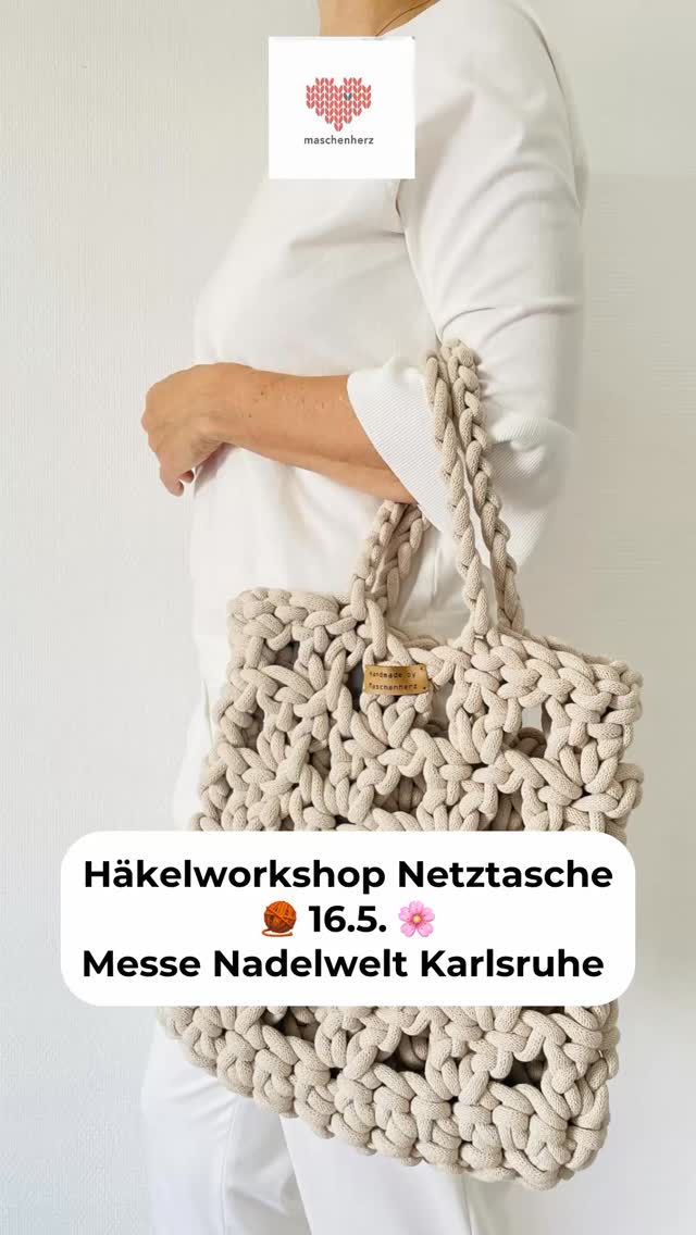 In fast drei Wochen ist es wieder soweit - die Handarbeitsmesse Nadelwelt in Karlsruhe öffnet ihre Türen ihr noch bis zum 1. Mai könnt ihr euch für die kreativen Kurse anmelden. Auch für den Häkelworkshop „Netztasche“ am Samstag, den 16. Mai gibt es noch ein paar Tickets. Also sichert euch noch euer Ticket unter https://www.nadel-welt.de/karlsruhe/de/programm nd dann freu ich mich, dich / euch auf der Nadelwelt zu treffen 🧶😊.
#häkeln #nadelweltkarlsruhe #häkelkurs #workshop #netztaschehäkeln