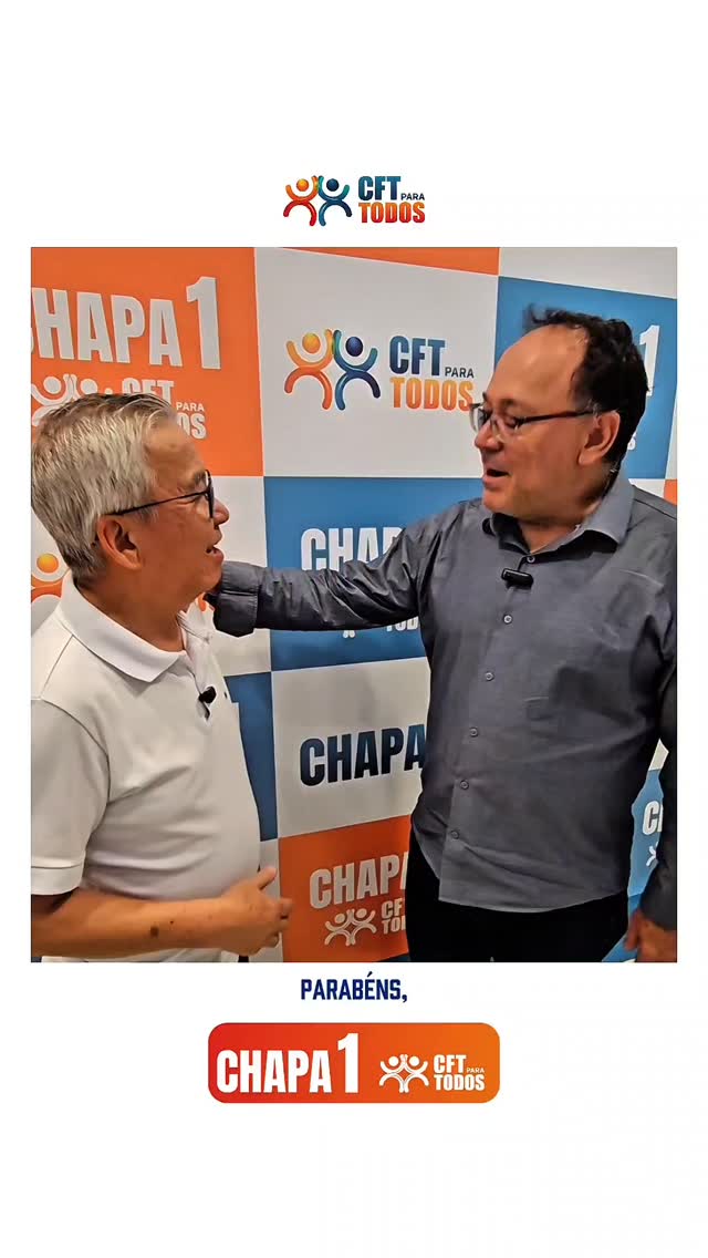 🤝 O Bernardino é um amigo com muita história de dedicação e conquistas, sempre em defesa dos técnicos industriais!
👊 É uma honra estar ao seu lado nessa caminhada, pra gente seguir avançando mais e protegendo o Sistema pelo qual a gente tanto batalhou!
1️⃣ Pro CFT, Chapa 1, com Gilberto Sakamoto Presidente!
5️⃣0️⃣ Pro CRT-ES, Chapa 50, com Bernardino Presidente!
#CFTParaTodos #Chapa1 #TécnicosIndustriais #EspíritoSanto #eleicoescftcrts