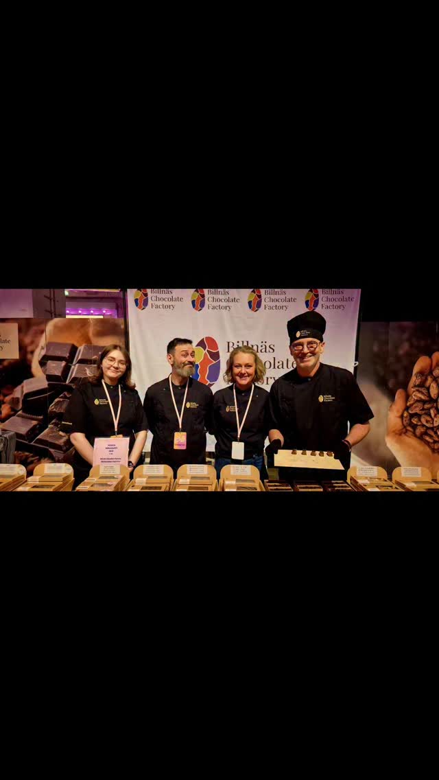 We did it again! Best chocolate innovation 2026 and best Chocolate slab 2026! So proud of our team! #billnäschocolate #billnäsinruukki #Suklaakarnevaali #visitraasepori #fiskarsvillage