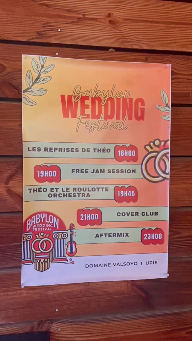 La saison des mariages 2026 est officiellement lancée.
Félicitations à Maïlys et Kevin pour cette belle soirée pleine de musique live et de couleurs. Quelle ambiance, on a adoré !
Prochain concert public à noter :
➡️ Vendredi 24 avril : en trio au PIC à Clermont-Ferrand (63) à partir de 20h / 20h30
À très vite !
Cover Club
xxx
#coverclub #concert #coverband #mariage #groupedereprises