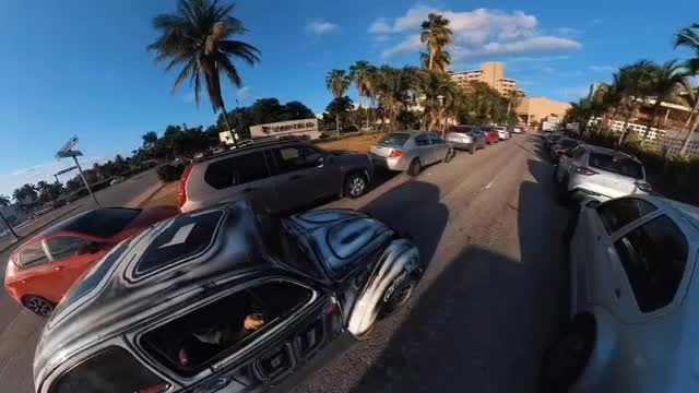 Out on the road with Señor Travel Bug, heading to Chichen Itza with a Portuguese-Swiss family. The dad had a 360 camera and glorious footage of the custom-painted VW Beetle #vw #beetle #classiccar #racingcar #mexico