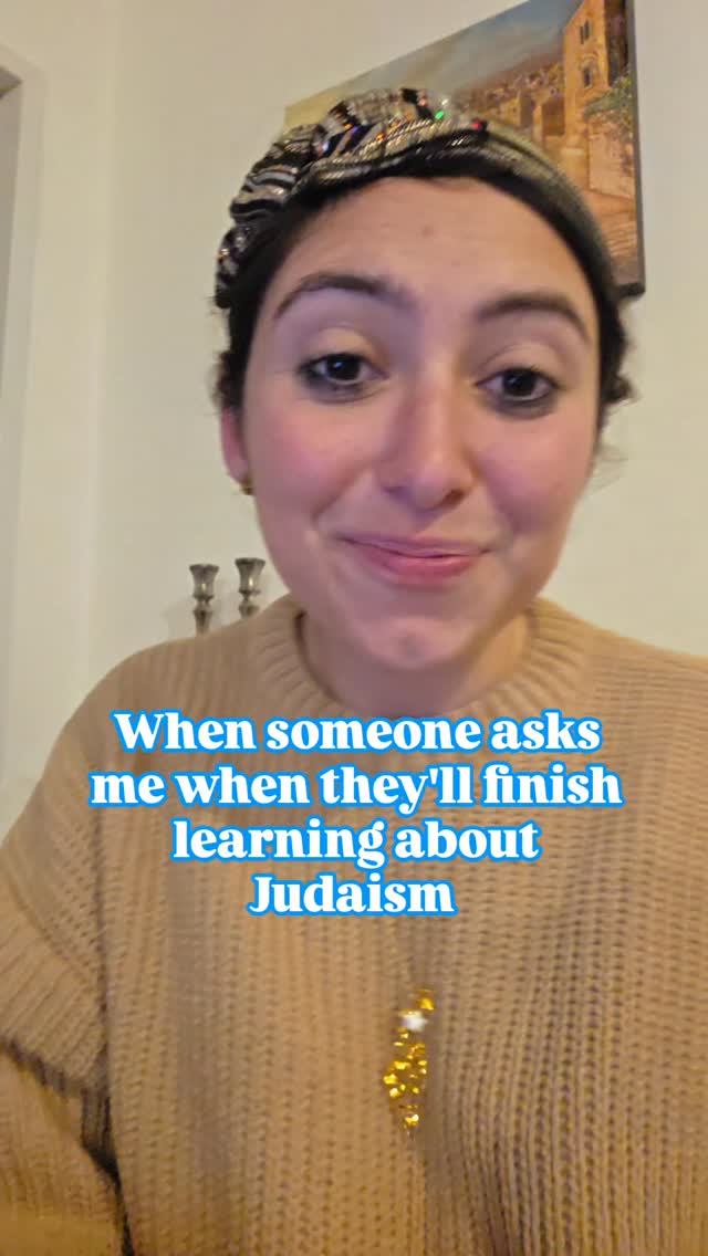 I really believe this 🥰 I learn something new myself every day and it truly is an endless journey.
.
Want to learn more? Follow for more content on Jewish life and practice ✨️
.
.
.
#journey #never #judaism #jewish #somethingnew