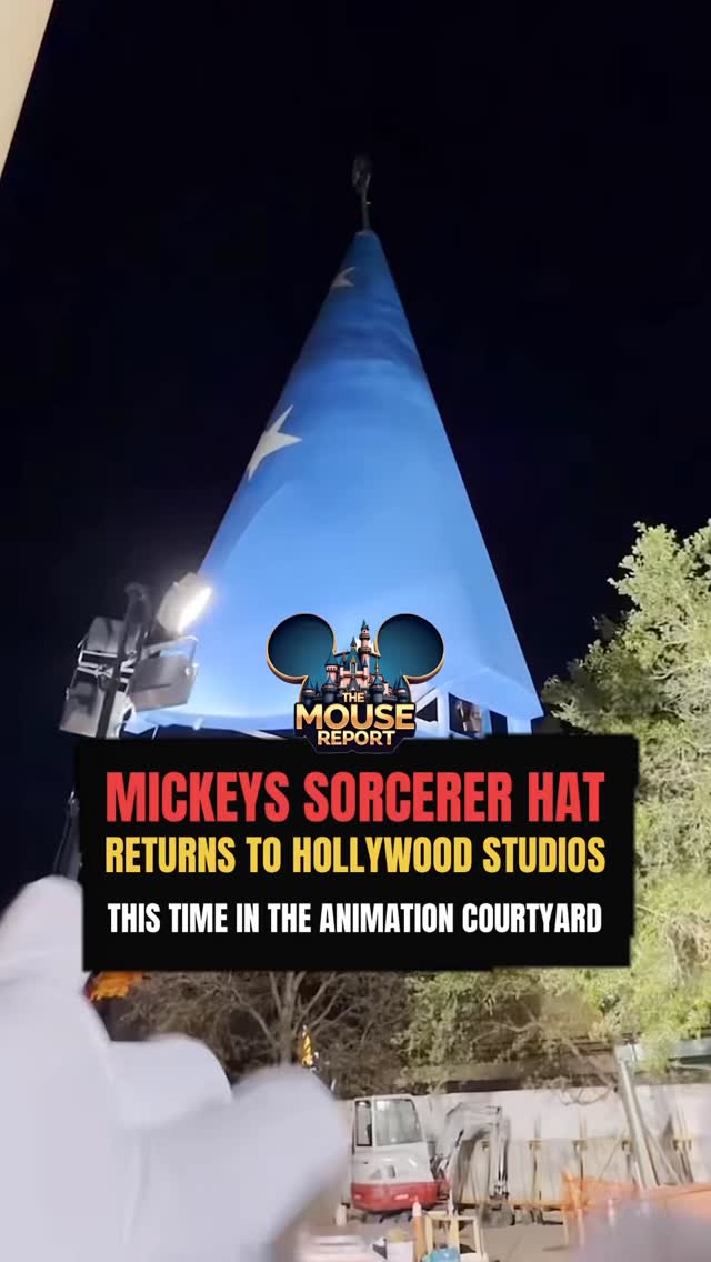 Mickeys Sorcerer Hat has officially returned to Hollywood Studios. However his time, it’s not nearly the same size or even in the same spot, but it’s the thought that counts! Disney installed a new much smaller version as a part of their new animation courtyard, set to reopen May 26th!
#hollywoodstudios #disneyworld #disneyparks #disneynews #disneytok