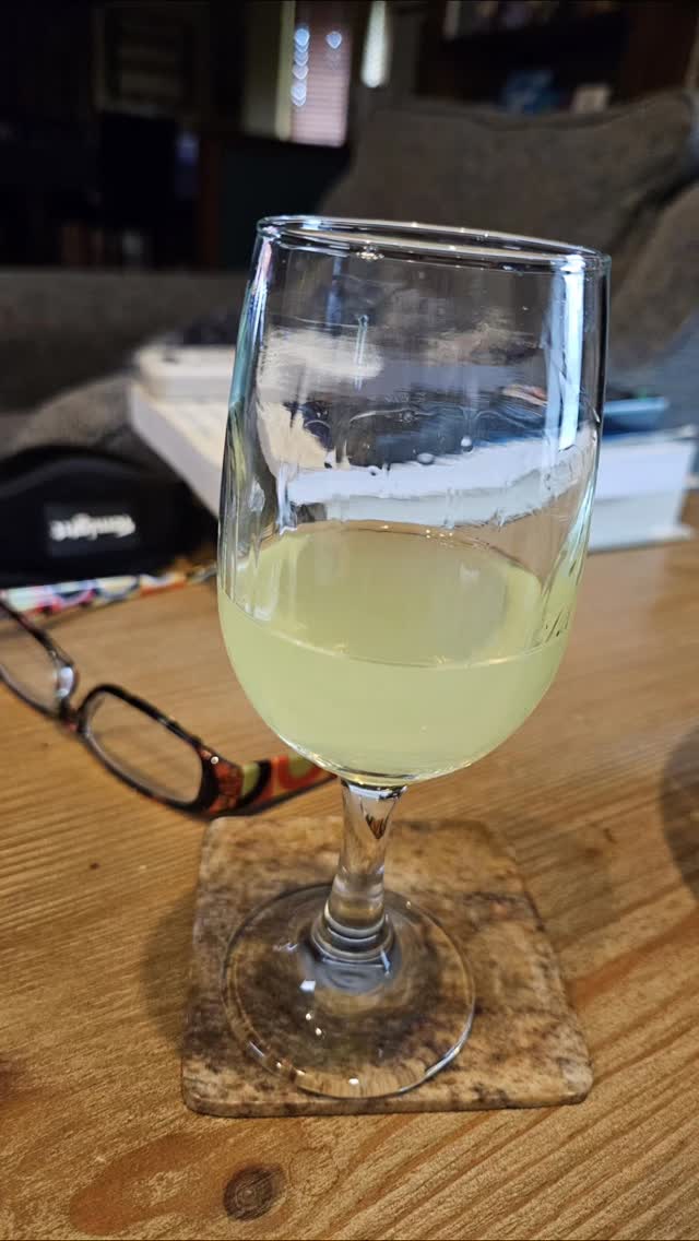 Just a drink of limoncella to go with dinner. Doesn't everyone? (It was fuller a minute ago)
#comedy #limoncello #drinkofthegods #earlybedtimetonight