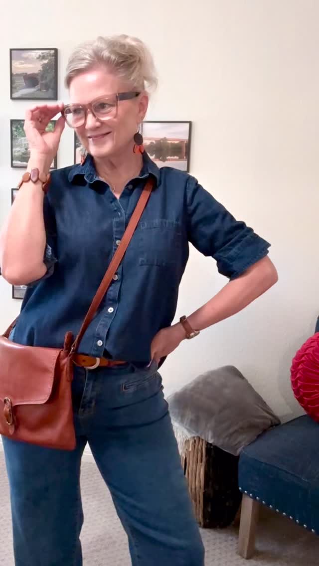 Denim on denim… Inspired by @bethanyannstyles and I’m trying to choose a bag 💼 … Which is your favorite? Jeans are @sidefeel_official. Headed to lunch 🥙 with my daughter in a bit, as my kids have been wonderful to me. And I had a burst of energy, grace , and fortitude this morning and went ahead and decided to finally make my bed 🛌 for one. No tears. I’m still sleeping on top of the quilt and not under it… But this was my daily bread 🍞 today. I’m so thankful. 🥹 And thankful for all of you. #thymemag #dailybread #misshimsomuch