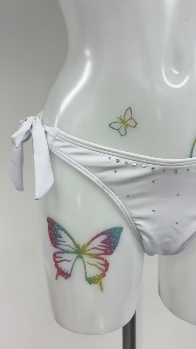 Crystal push up bikini 🫶🏼 Vinted: prettysparklyukx / Depop: prettysparkly / www.prettysparkly.shop #handmade #lingerie #vinted #handmade #sparklesparkle