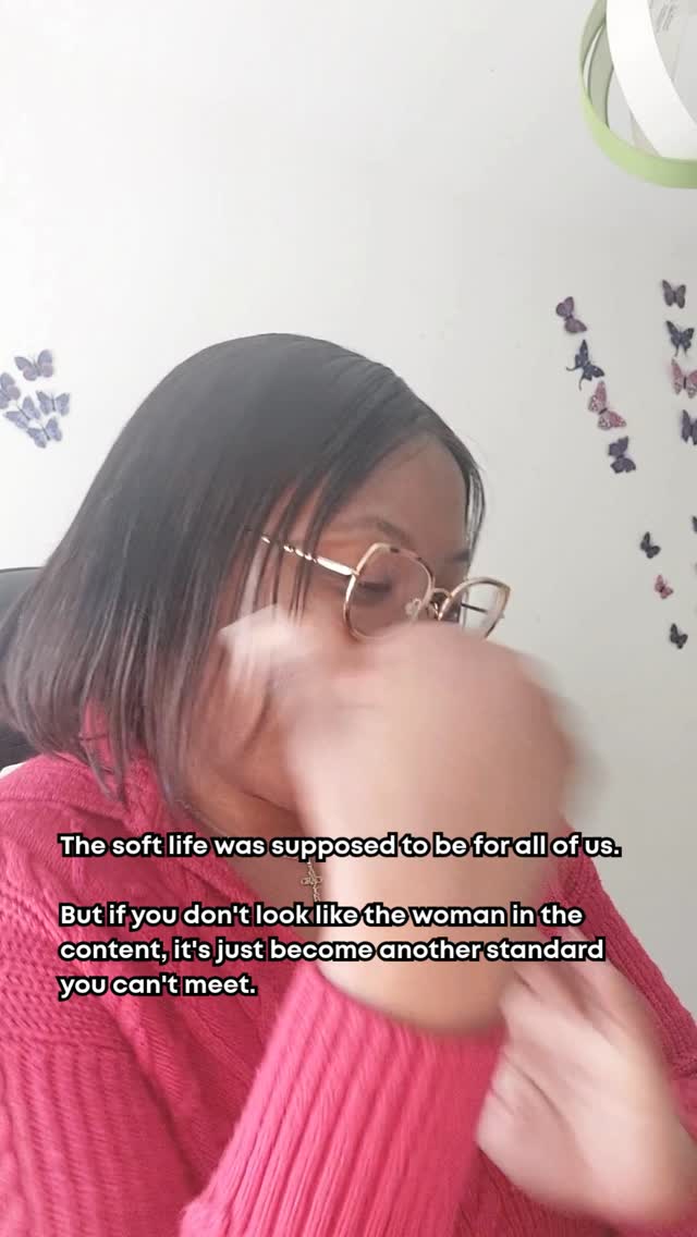 Soft life content is everywhere right now. And genuinely, I get the appeal of it. After generations of Black women being told that struggle is their portion, that strength is their identity, that they should just keep going no matter what it costs them, the idea of choosing rest and ease and pleasure feels radical 💜
But I want to talk about something that doesn't come up enough 👇🏽
A lot of that content, the flat lays, the spa days, the unbothered aesthetic, tends to centre one very specific kind of woman.
Slim. Light-skinned. Financially comfortable. Relationship sorted.
And if you don't see yourself in her, all that messaging about deserving better can quietly start to feel like one more thing you're failing at.
Because now it's not just that you're not married yet, or that your body doesn't look the way the culture says it should. It's that you're not even healing correctly! Your rest isn't soft enough. Your self-care isn't aesthetic enough. You're doing liberation wrong 😔
I see this with clients regularly. Women who have followed the accounts, said the affirmations, tried to embody the energy, and still feel terrible about themselves. Sometimes worse, because there's a whole new standard sitting on top of all the old ones.
Here's what I want you to know. Healing your relationship with yourself is not an aesthetic. And it rarely looks peaceful while it's actually happening. A lot of the time it looks like sitting with something uncomfortable and staying in the room with it anyway.
If the soft life messaging has been making you feel behind rather than free, that's worth paying attention to. Link in bio if you want to talk 🦋
#BlackBodyImage #InnerChildWork #TheFaithTherapist #ReclaimingYourWorth #BlackWomenInTherapy