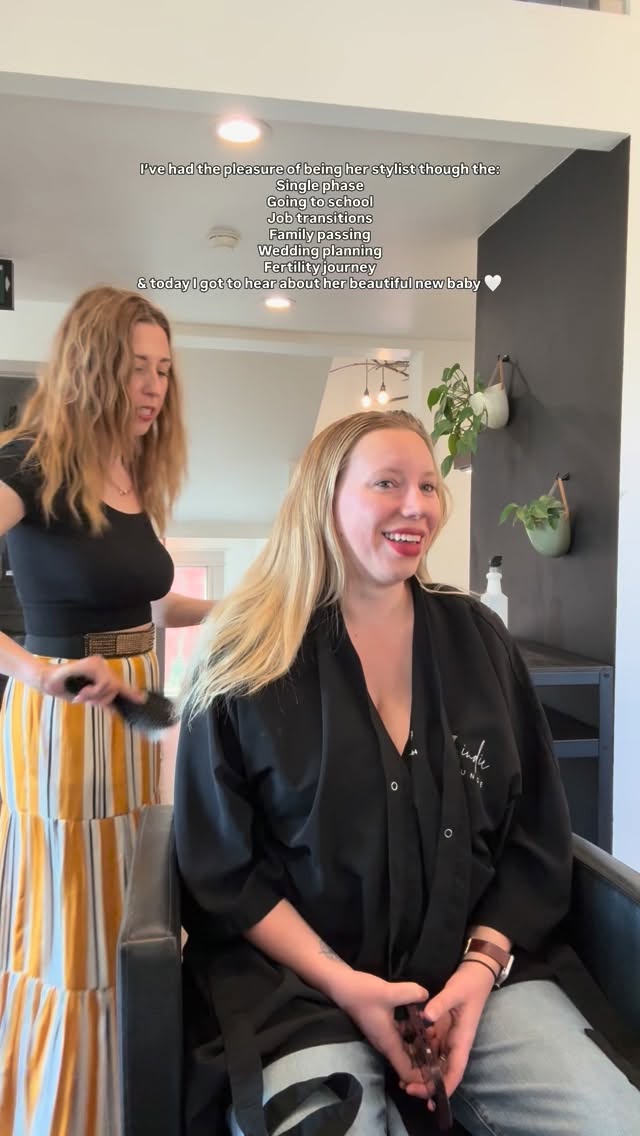 ✨ The real privilege ✨
One of the greatest honors in this career is getting to grow alongside my clients. I’ve been doing this beautiful gal’s hair for over 10 years — through young, adventurous seasons, big life changes, and everything in between.
From my chair, I’ve had a front row seat to her story… and so many others. The conversations, the growth, the trust — it’s something I never take lightly.
So many incredible women have supported me along the way, not just as a stylist, but as I built Wild Indie from the ground up. And I truly can’t express how grateful I am for that. 🤍
As I step into this next chapter — bigger, evolving, and yes, full of new challenges — I know I won’t be doing it alone. I have an amazing community of women beside me, cheering me on… just like I am for them.
