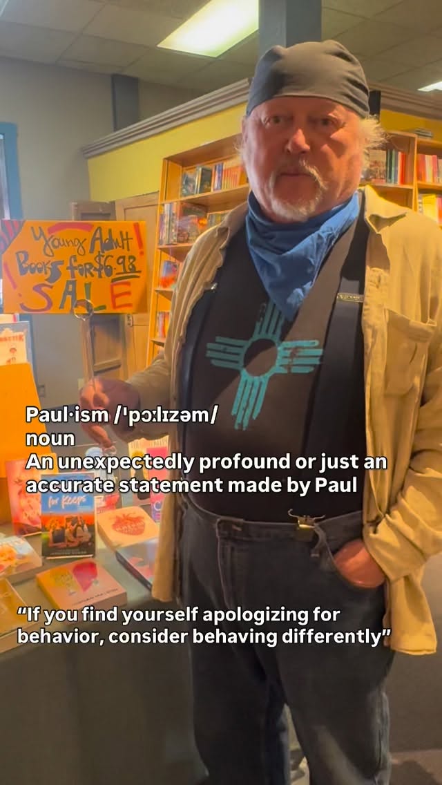 Some food for thought… Also, a good selection of our Young Adult books are now on sale for $6.98!