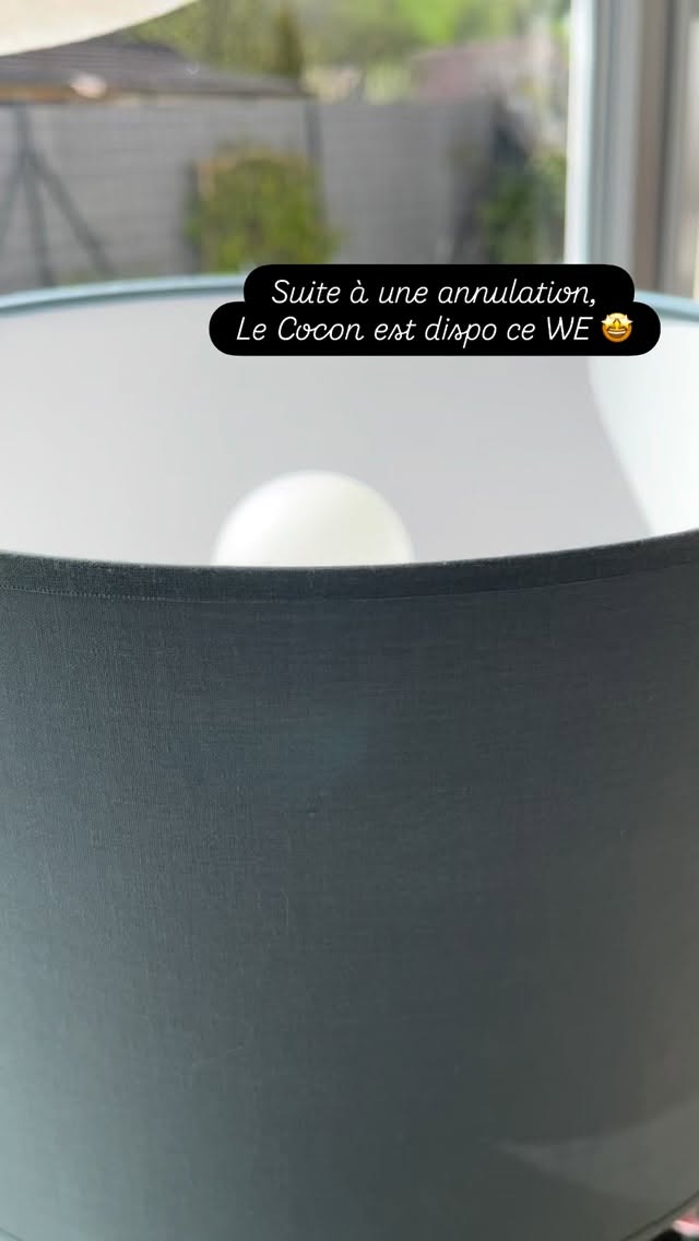 🤩 Suite à une annulation, Le Cocon est dispo ce WE 😎
👉 Réservez en DM
#weekend #soleil #annulation #gîte