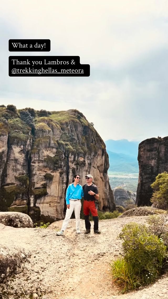 Some days are more special than others ❤️. Meteora is an amazing place, definitely worth the ride! #meteora #monastere #randonee #hikinggreece #traveltogreece