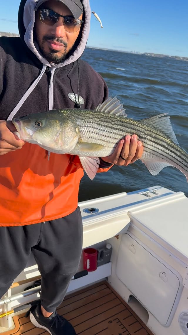 Another lucky one, safely released to fight another day.
Opening day is Wednesday and that’s when the harvest begins.
Dates are filling fast, and once these fish move in, you already know we’re going to be on them.
Don’t wait lock in your trip now.
Call Captain Pedro with any questions or to book your next fishing adventure: 914-494-6269 🎣🔥