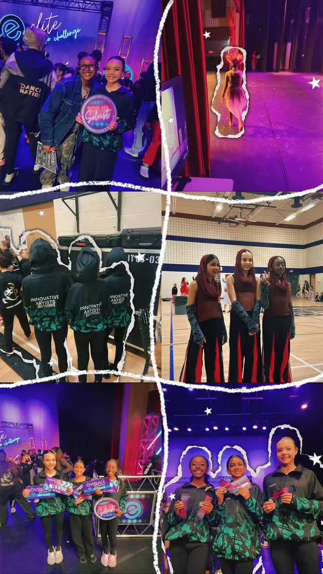 1st Season, 1st Comp!
These dancers put in nothing but hard work in the studio and it showed on stage.
✨Scarlett - 4th overall PT teen solo
✨Cam - 10th overall PT Jr Solo
✨Taliya - A special award highlighting how she takes time through her steps and celebrating her movement quality.
✨Lyrical Trio - 3rd Overall PT Jr
✨Contemporary Trio - 1st Overall PT Jr and a special award for “superb stillness”
Thank you @elitedancechallenge for your support in our very first comp 🥰
Thank you @limelightteamwear for the amazing jackets!! 😊
Thank you Dancers for putting the Art in Artistry Stream. The path of being a Dance Artist has just begun and I can’t wait to see how it unfolds.
#innovativeartistsdancecollective #bramptondance