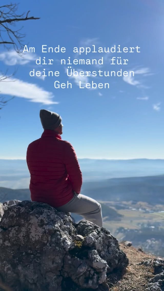 Am Ende fragt dich niemand nach deinen Überstunden.
Aber du wirst dich fragen, ob du wirklich gelebt hast.
Zwischen Stress, Pflicht und ständigem Funktionieren verlieren viele genau das, worum es eigentlich geht.
Zeit. Präsenz. Erinnerungen. echtes Leben.
Geh leben ☀️
#lebedeinentraum #reallife #mindset #nachdenken #lebedeinleben