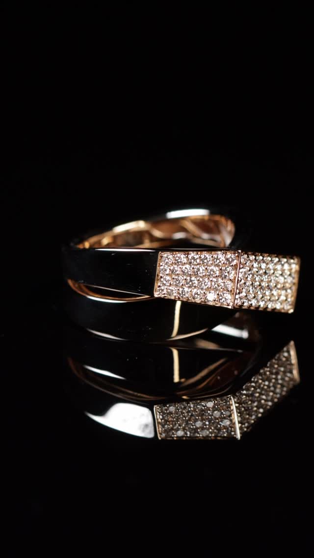 Two bands. One point where everything meets.
Gold does not bend easily. To take two separate bands and bring them together at a single point, each one moving in its own direction yet held in perfect tension against the other, requires a precision that cannot be rushed.
The cross is not a detail added at the end. It is the entire structure the ring is built around.
18-carat rose gold, 12.4 grams. One band polished and uninterrupted, catching the light in long, clean lines. The other set with 78 brilliant-cut diamonds in F-VS, 0.68 carats laid across the surface in three rows that run the full length of the band and come to rest exactly where the two meet. The diamonds do not decorate the cross. They arrive at it, stone by stone, as though that point was always where they were headed.
This ring was designed with its counterpart in mind. The same cross, made for a different hand.
By private appointment only.
The BrandZ — A Luxury Experience.
#thebrandz #diamonds