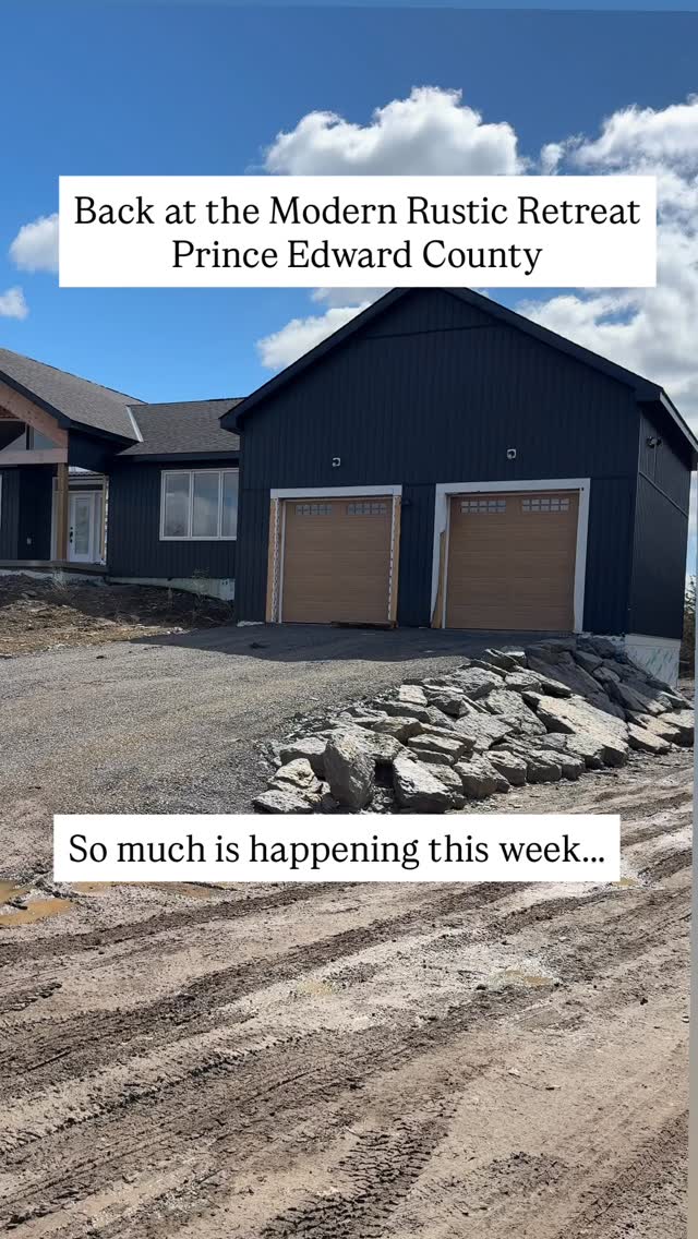 Modern Rustic Retreat Update! 🏡
The finishes are going in at the Modern Rustic Project in Prince Edward County!
We have hardwood floors complete on the main floor, tile work happening in the guest and primary bathrooms and our cabinet fronts and vanities have arrived and are next to go in!
The team from @aawdesignbuildltd have been very busy and we are moving right along!
#homerenovation
#homerenovationproject #renovation #princeedwardcounty #realestate movingtothecountry countryliving modern organic home