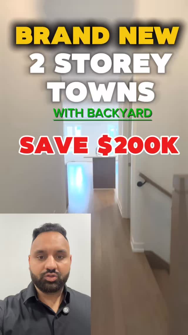 Townhomes with backyard in Brampton East 🚨
Move-in ready + move-in soon options available
Luxury townhomes:
• 1800–2000+ sq ft
• 3 & 4 Bedrooms
• Private backyard
• Modern luxury finishes
• Brand new homes
You can save up to $200,000 with current pricing and incentives.
This is one of the rare chances to get a larger townhome with a backyard in this area.
Very limited inventory available.
Call for more info or comment “EAST” and I’ll send you full details.
Arshdeep Singh
Salesperson at Royal LePage Signature Realty
Call/Text: 416-857-7186
#arshpanesar #tdotpreconca #bramptonrealestate #gtatownhomes #luxurytownhomes