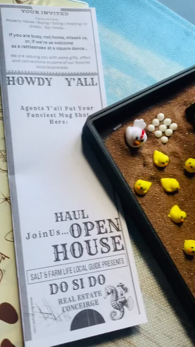 We’re makin’ door knockin’ fun again 🏡 @dosidoyall �These goodie bags’ll have folks flockin’ to your open house like chickens at feed time 🐔
We’re teamin’ up with local small businesses—’cause keepin’ it local just feels right and does everyone a little good 🤝💛
Saddle up—we’re headin’ to a brokerage near you