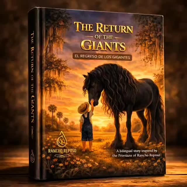 There was a time when only three Friesian stallions remained.
Queen Wilhelmina called them a national treasure and promised to protect these black giants.
Today, that legacy lives on in The Return of the Giants, a bilingual children’s book inspired by the Friesian horses of Rancho Reposo, Morriston, Florida.
From a royal promise to a living sanctuary, this is a story of preservation, beauty, respect, and the quiet strength of a gentle giant.
The giants have returned.
Link in bio
*Coloring book available using hidden code*
#TheReturnOfTheGiants #RanchoReposo #friesianhorse #morristonflorida #bilingualbook