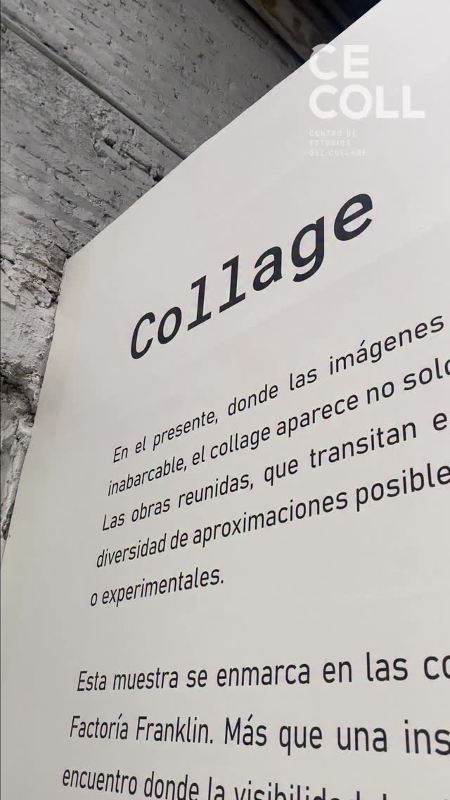 Hasta el 03 de mayo puedes visitar la muestra de Collage presentada por Factor F by Factoría Franklin.
Una muestra que reúne distintas miradas y procesos, donde el error, la intuición y la mezcla abren otras posibilidades de lectura.
⭐️ Franklin 741, Santiago.
#cecoll #collage