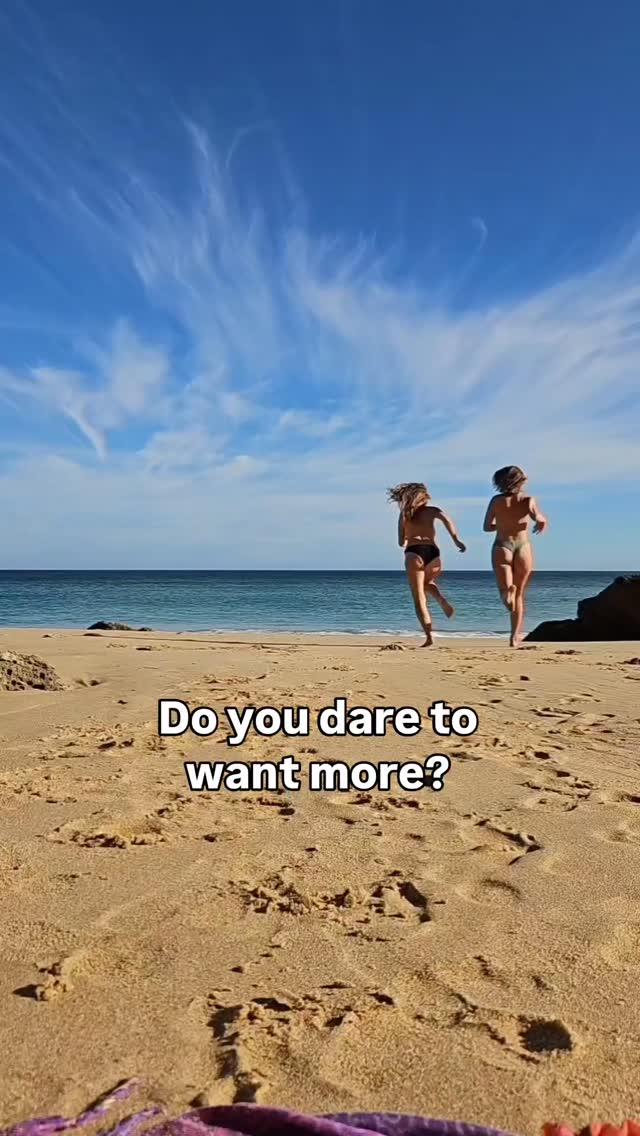 Do you dare to want more?
I remember the time when i went to my very first T.antra Training.
Before i went there i wasn't unhappy with my life.
I felt QUITE connected to my body.
My intimate relationships were OKAY .
S.eggsuality wasn't a big issue in my life, because I thought s.eggs is not my thing.
My relationship with other women was QUITE GOOD
But somehow there was an inner knowing inside of me that there must be "more".
And i followed.
I went to the T.antra training.
And i remember there was one particular exercise.
And i remember:
After that i was in awe.
I never in my life have felt so much pleasure inside my body.
Never have i been touched with so much care & respect.
Never have i felt this deep sense of inner nourishment.
I didn’t know that this was possible.
Nowadays this has become my "new normal".
Not because one exercise on a T.ntra Retreat changed my life.
But it showed me what was possible.
And this set a new Somatic standard inside my body, as i wasn't willing to settle for "okay" anymore.
And the reason i keep expanding my capacity for pleasure, aliveness & turn-on is:
👉 Because I dare to want more
Not out of scarcity, but by liberating my natural feminine hunger
We as women often get taught we shouldn't want too much.
And what happens?
We settle for OKAY and aliveness, pleasure & turn-on are the exception, not the norm.
What about you sister?
Do you feel that there is MORE?
If so: Join the Untamed Woman Initiation
~ 5 Days to move out of pleasing, shut down & shame into Liberation
We start in 3 weeks
📅 9th - 13th May
📍Magical Valley, Aljezur
Sign up link in bio