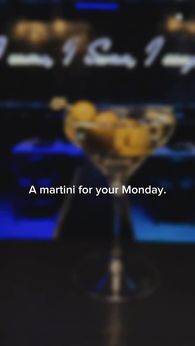 A martini for your Monday. ✨🍸
We will see you later Baltimore.