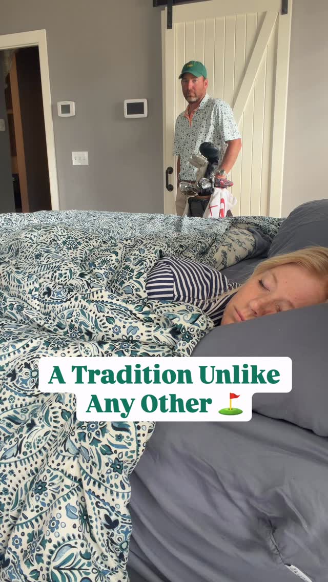 Never fails. We finally get a free Saturday to get stuff done around the house, & the boys sneak out for a tee time… ⛳️🏌🏻♂️☀️
#mastersweekend #golfwives #golfwidow #saturdaysarefortheboys