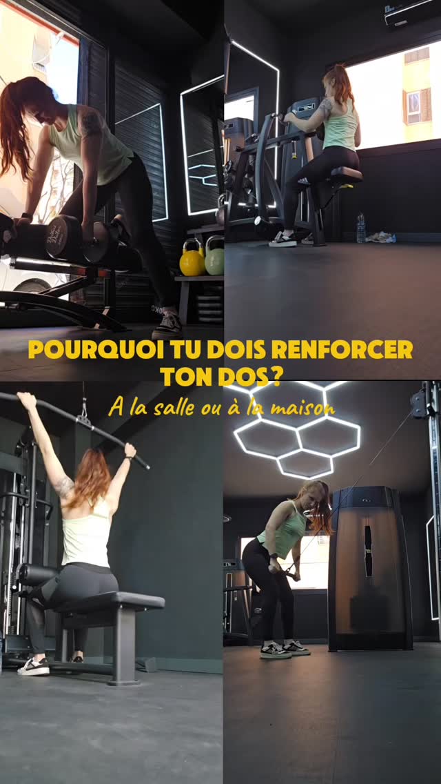 TON DOS...TA BASE !
Il est souvent oublié et sous côté ce pauvre dos ! Alors qu'il est toujours là pour te soutenir ;)
Ajouter du renforcement spécifique dos dans ta semaine va te permettre d'avoir moins de douleur, avoir une plus belle posture, être plus fort dans le quotidien...etc
Que se soit à la salle avec des machines ou à la maison avec des haltères / sac à dos/ chien / l'enfant...etc il existe pleins de possibilités !
T’en as marre d'avoir mal au dos ? Tu veux être plus fort ? Tu veux des idées d'entraînement ?
📩