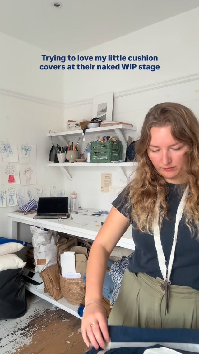 My favourite is the last one, after an impulse decision to switch the white background for the clay colour 🌷
These are all being embroidered morning, noon, and night (mostly night on the sofa) - and I can’t wait to show you how they’re looking!
#textileart
#fabricdesign
#materialart
#creativeproject